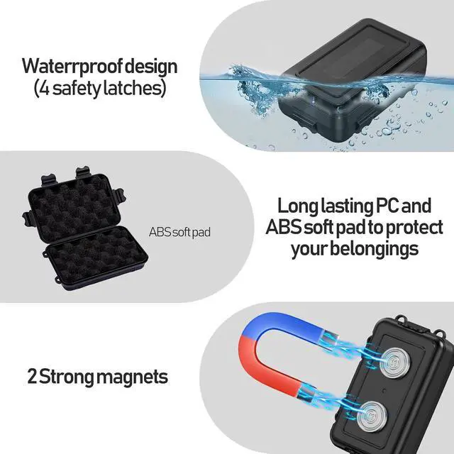 Alt view image 2 of 7 - Magnetic Key Box, Hide A Key Holder, Under Car Magnetic Key Storage, Waterproof Hidden Key Box for Outside, Car Key Hider Magnet for Vehicles Travel (MM1 Regular)