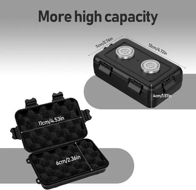 Alt view image 4 of 7 - Magnetic Key Box, Hide A Key Holder, Under Car Magnetic Key Storage, Waterproof Hidden Key Box for Outside, Car Key Hider Magnet for Vehicles Travel (MM1 Regular)