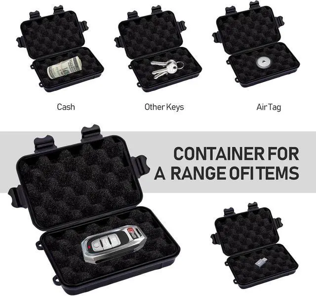 Alt view image 5 of 7 - Magnetic Key Box, Hide A Key Holder, Under Car Magnetic Key Storage, Waterproof Hidden Key Box for Outside, Car Key Hider Magnet for Vehicles Travel (MM1 Regular)