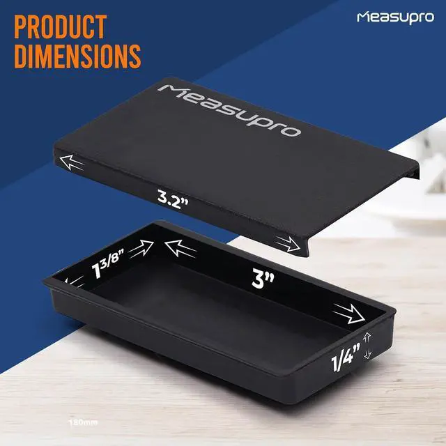 Alt view image 2 of 7 - Magnetic Key Holder for Car - 3 Pack - 1 Size - Car Key Hider & More - Strong Magnets - Rugged Black Plastic Cases