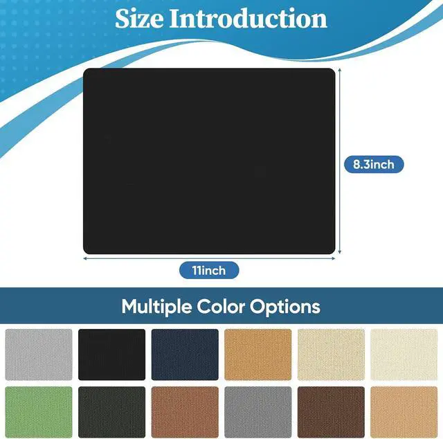 Alt view image 2 of 7 - Canvas Repair PatchWaterproof Self Adhesive Fabric Patch for Tent,Boat Cover,Canopy,Umbrella,Furniture Cover,Awning,Luggage,Couch.(8.3 x 11-Black)