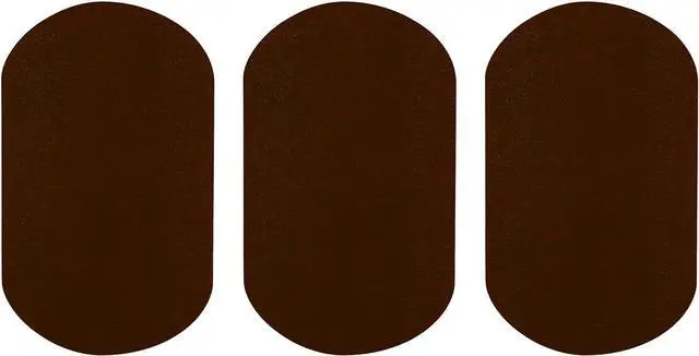 Main image of uxcell 3Pcs Iron-on Patches, Elbow Knee Velvet Patches, Fabric Repair Patches Crafts for Repair Clothing Crafts Sweater Pants Shirts, 7x4 Inch Dark Brown