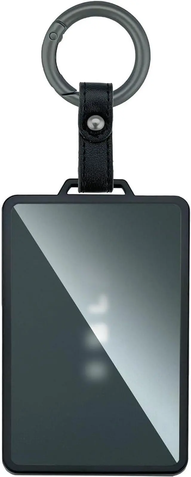 Main image of Joouheax Transparent Card Key Holder for Tesla, Soft TPU, Black | Transparent Soft Card Case Cover for Model Y/3/S/X Cybertruck Accessories