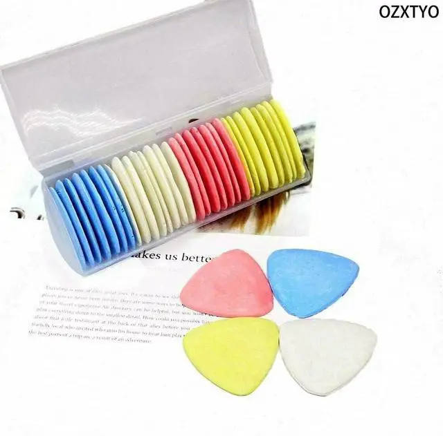 Alt view image 4 of 6 - OZXTYO Triangle Tailors Chalk 30Pcs,Sewing Fabric Chalk | Fabric Markers for Quilting,Sewing Supplies Accessories