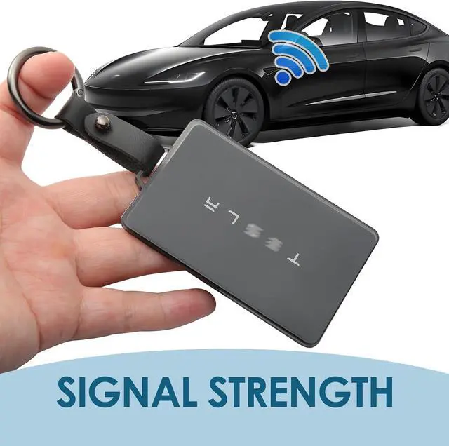 Alt view image 7 of 7 - 2-Pack for Tesla Key Card Holder TPU Case Accessories with Keychain | Compatible with Model 3/Y/S/X, Cybertruck