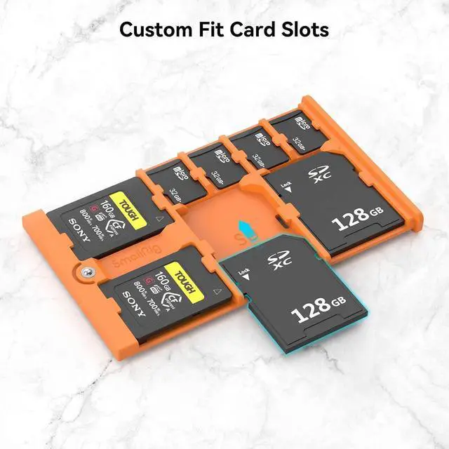 Alt view image 3 of 7 - SMALLRIG Memory Card Storage Case, 8 Slot SD Card Holder | for Micro SD/SIM Cards Anti-Shock, Anti-Fall, Scratch-Resistant, Suitable for Photographers- 4107