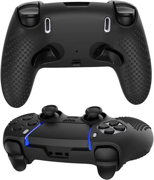 Alt view image 7 of 7 - Anti-Slip Silicone Protector Cover +Rocker Cap for PS5 Edge Controller
