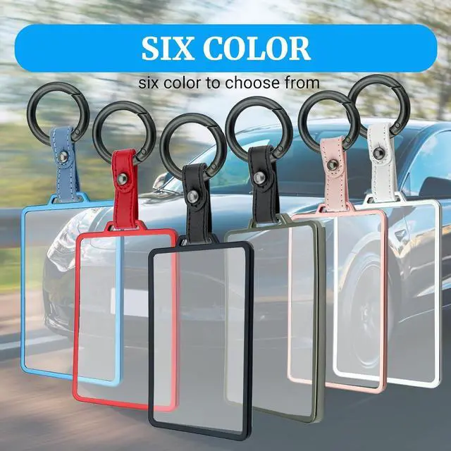 Alt view image 6 of 7 - Joouheax Transparent Card Key Holder for Tesla, Soft TPU, Black | Transparent Soft Card Case Cover for Model Y/3/S/X Cybertruck Accessories