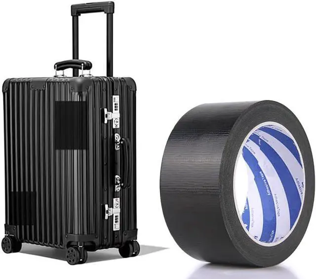 Alt view image 2 of 6 - Luggage Hard Shell Repair Tape Hardside Carry On Luggage Adhesive Waterproof Seal Repair Patch for Hardside Expandable Spinner Suitcase with Spinner Wheels Travel Hardshell Suitcase Set