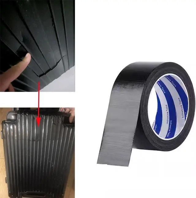 Alt view image 4 of 6 - Luggage Hard Shell Repair Tape Hardside Carry On Luggage Adhesive Waterproof Seal Repair Patch for Hardside Expandable Spinner Suitcase with Spinner Wheels Travel Hardshell Suitcase Set