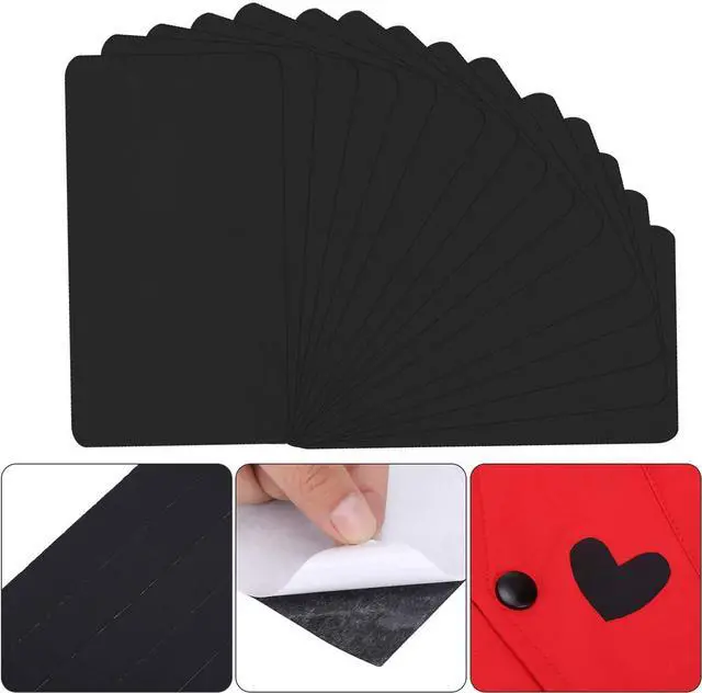 Alt view image 5 of 6 - WILLBOND 7.87 x 3.94 Inches 8 Pieces Nylon Repair Patches Self-Adhesive Nylon Fabric Patch Waterproof Repair Tapes for Clothing Down Jacket Tent Clothes Bag