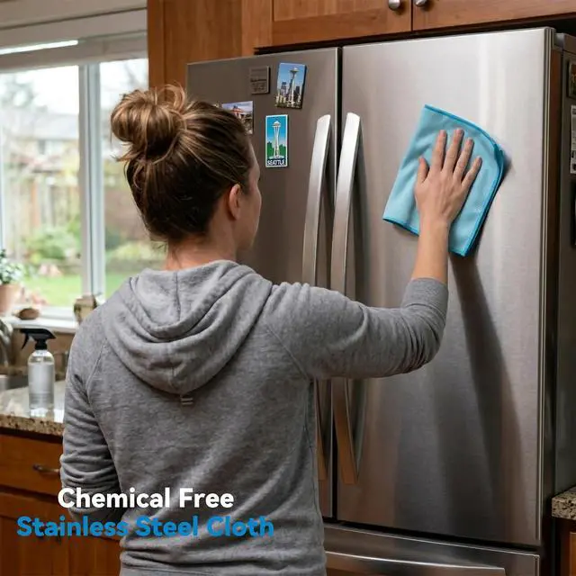 Alt view image 4 of 7 - Microfiber Cleaning Cloth for Glass Window and Car Screen | 6 Pack 15.5 x 15.5Inch White Blue Purple Lint Free Streak Free