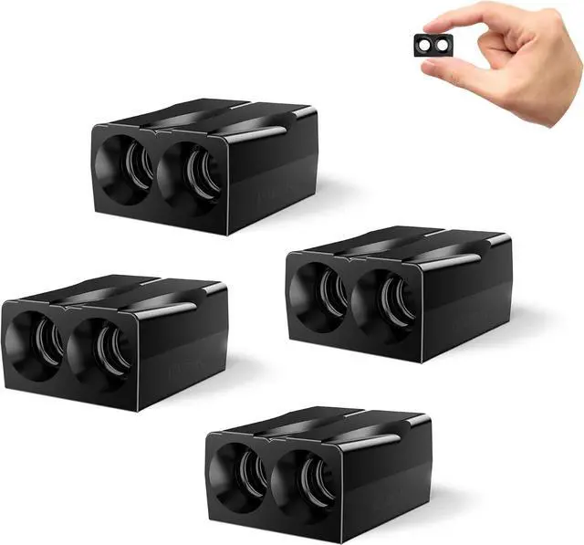 Main image of Elook Upgraded Deer Whistles for Car, Save Deer Whistle for Vehicles and Trunks, Double Horn, 4 Pack (Registered Patent) | Save Deer,for Vehicles and Trunks,Registered Patent