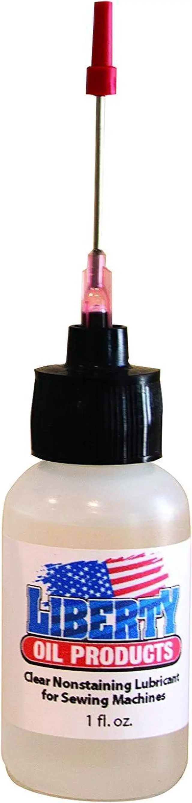 Main image of Liberty Oil, Clear Nonstaining Oil for Lubricating All of Your Sewing Machines Moving Parts