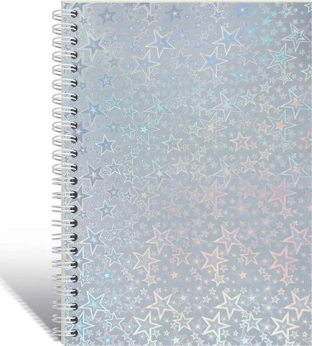 Main image of Reusable Sticker Book Collecting Album with 40 Pages (Star) | A5 Holographic Cover Sticker Storage Organizer Book Collection Holder Notebook with 40 Sheets Blank Release Paper for Adults