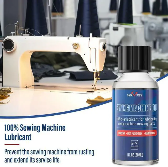 Alt view image 6 of 6 - Sewing Machine Oil, with Oil Applicator and Dual-Ended Brush | Clear Machine Oil for Lubrication of All Sewing Machine Moving Parts