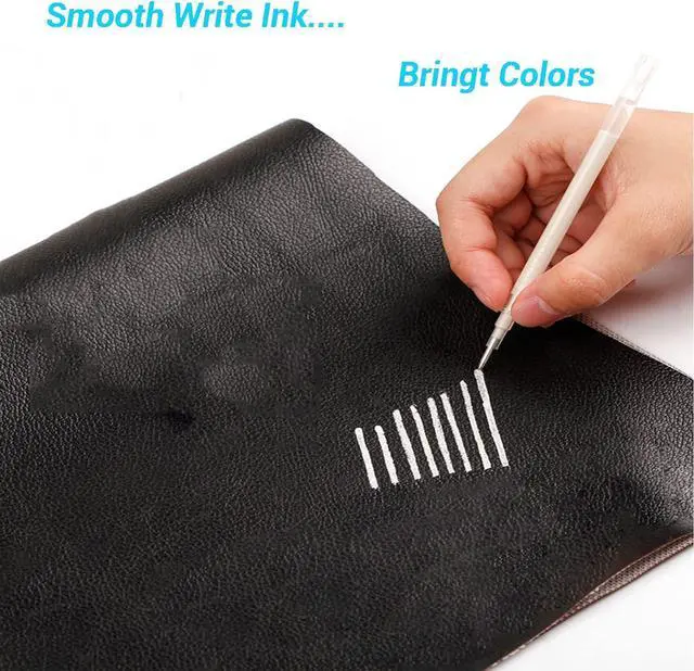 Alt view image 2 of 7 - Heat Erasable Fabric White Marking Pens with 20 Refills for Tailors Sewing and Quilting Dressmaking, White Heat Erase Pens of Fabrics.