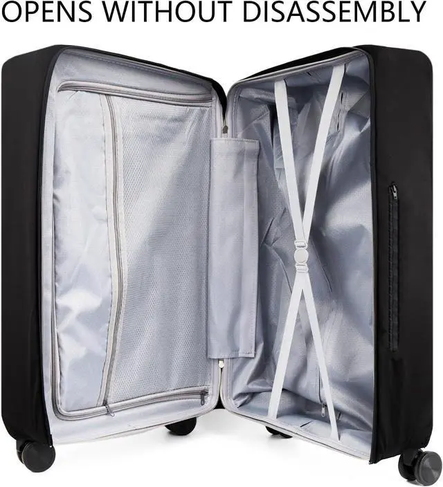 Alt view image 4 of 6 - Transparent PVC Suitcase Cover, No Disassembly Required Clear Luggage Protector Suitcase Cover
