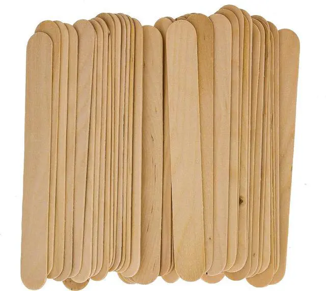 Main image of TCP Global Wood Paint and Epoxy Resin Mixing Sticks - 50 Pack | Automotive, Crafts, Airbrush, Art