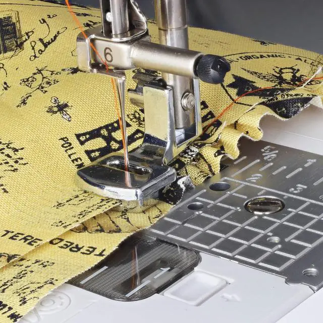 Alt view image 5 of 5 - Shirring Gathering Presser Foot | Fits Low Shank Sewing Machines - Brother, Baby Lock, Janome, Pfaff, Singer, Kenmore, Viking, and More | Use for Creating Soft Ruffles