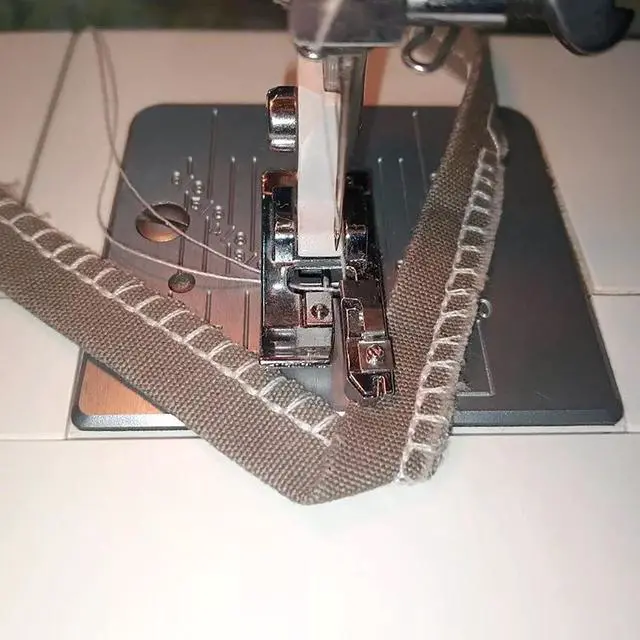 Alt view image 4 of 6 - TISEKER Snap On Overcast Presser Foot (G) | For All Low Shank Snap-On Singer, Brother, Babylock,New Home, Janome, Kenmore, Euro-Pro, White, Juki, Elna Sewing Machines