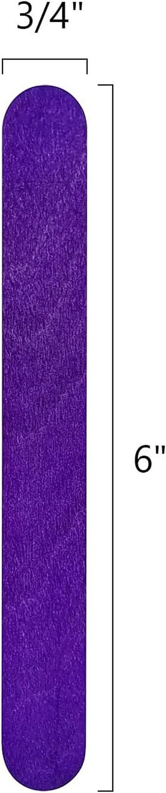 Alt view image 5 of 7 - KTOJOY 6 100 Pcs Colored Jumbo Wooden Craft Sticks Wooden Popsicle Colored Craft Sticks Stick 3/4Wide Treat Sticks Ice Pop Sticks for DIY CraftsHome Art Projects, Classroom Art Supplies