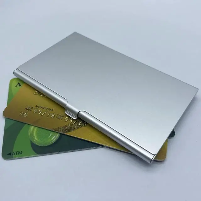 Alt view image 7 of 7 - Aluminum Waterproof Memory Card Case - Ultrathin Mini Rustproof Protector for Micro SD/Micro SDXC/TF Cards (Silver Color)