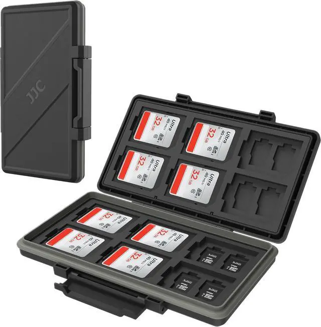 Main image of 36 Slots Memory Card Case Holder Water-Resistant Keeper Wallet for 12 SD SDHC SDXC + 24 TF MSD MicroSD MicroSDHC MicroSDXC Memory Cards Storage Organizer