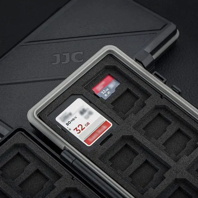 Alt view image 2 of 7 - 36 Slots Memory Card Case Holder Water-Resistant Keeper Wallet for 12 SD SDHC SDXC + 24 TF MSD MicroSD MicroSDHC MicroSDXC Memory Cards Storage Organizer
