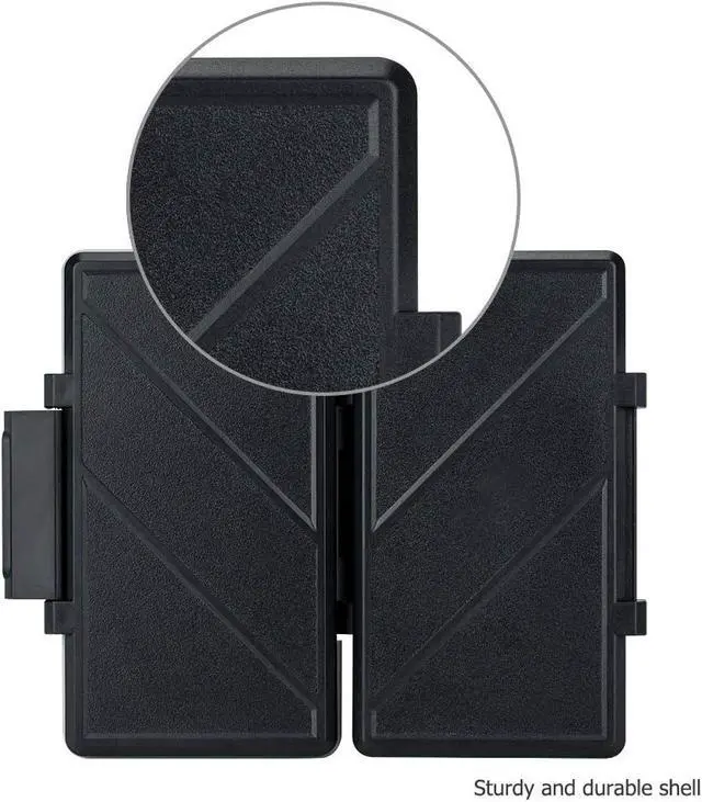 Alt view image 6 of 7 - 36 Slots Memory Card Case Holder Water-Resistant Keeper Wallet for 12 SD SDHC SDXC + 24 TF MSD MicroSD MicroSDHC MicroSDXC Memory Cards Storage Organizer