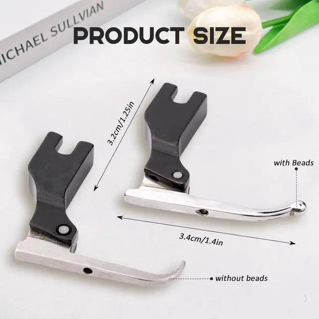 Alt view image 2 of 7 - P369 New Bead Sequin Special Presser Foot Wedding Dress Bead Fabric, Sequin Bead Presser Foot(with Beads)