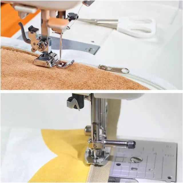 Alt view image 5 of 7 - Zipper Foot Kit Includes Invisible Zipper Foot and Wide Zipper Presser Foot for All Low Shank Snap On Singer, Brother, Babylock, Janome, Kenmore, White, Juki, Necchi and Elna Sewing Machines