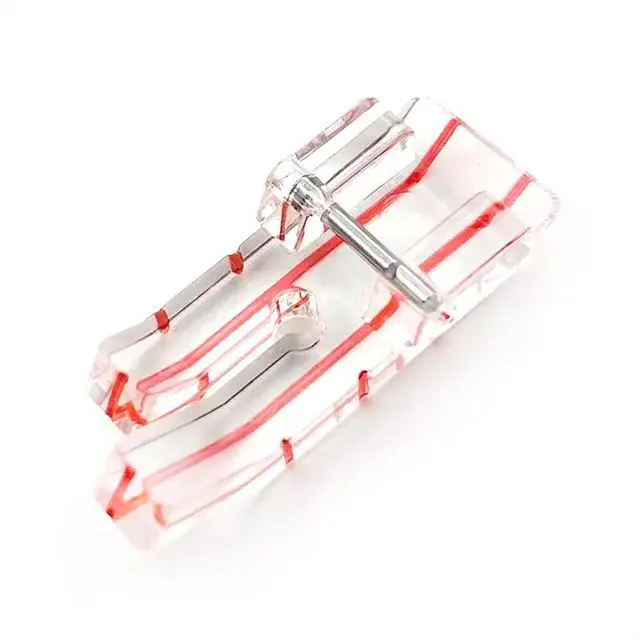 Main image of TISEKER Clear Presser Foot 1/4" (Quarter Inch) for Patchwork Quilting | For All Low Shank Snap-On Singer, Brother, Babylock, Euro-Pro, Janome, Kenmore, White, Juki, Simplicity, Elna Sewing Machine