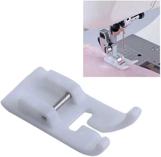 Alt view image 4 of 5 - Non-Stick Zigzag Teflon Sewing Machine Presser Foot - Fits All Low Shank Snap-On Singer*, Brother, Babylock and More Low Shank Sewing Machines