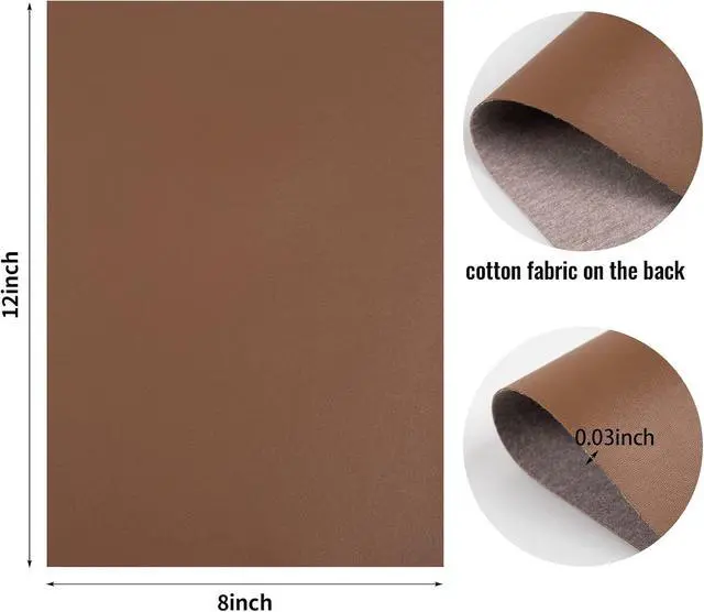 Alt view image 2 of 7 - 12 Pieces Faux Leather Sheets 8×12 inches Skin Glitter Leather Sheets | Faux Leather Material for DIY, Bag Making, Hat Making, Hair Crafts Making