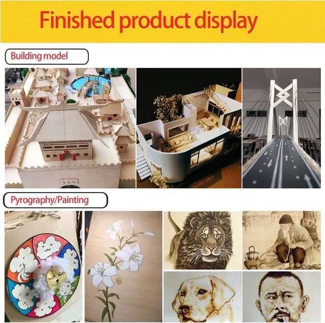 Alt view image 7 of 7 - SIWUCHYE Unfinished Wood, 15 Pack Basswood Sheets for Crafts, Craft Wood Board for House Aircraft Ship Boat Arts and Crafts, School Projects, Wooden DIY Ornaments(150x100x2mm)