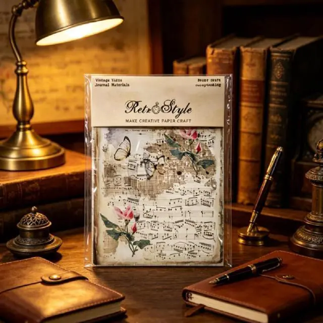 Alt view image 2 of 7 - Vintage Nature Scrapbook Paper, 16 Sheets of Journaling Scrapbooking Supplies Craft Collage Paper Set, Junk Journal Bullet Journal Poster Room Decor for Card Making Decorative Gifts, 5.67x4.13 Inch