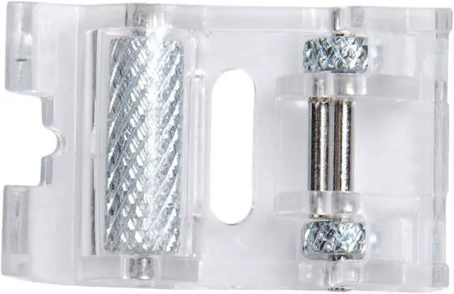 Alt view image 2 of 5 - STORMSHOPPING Roller Sewing Machine Presser Foot - Fits All Low Shank Snap-On Singer, Brother, Babylock, Euro-Pro, Janome, Kenmore, White, Juki, New Home, Simplicity, Elna and More
