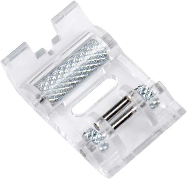 Alt view image 3 of 5 - STORMSHOPPING Roller Sewing Machine Presser Foot - Fits All Low Shank Snap-On Singer, Brother, Babylock, Euro-Pro, Janome, Kenmore, White, Juki, New Home, Simplicity, Elna and More