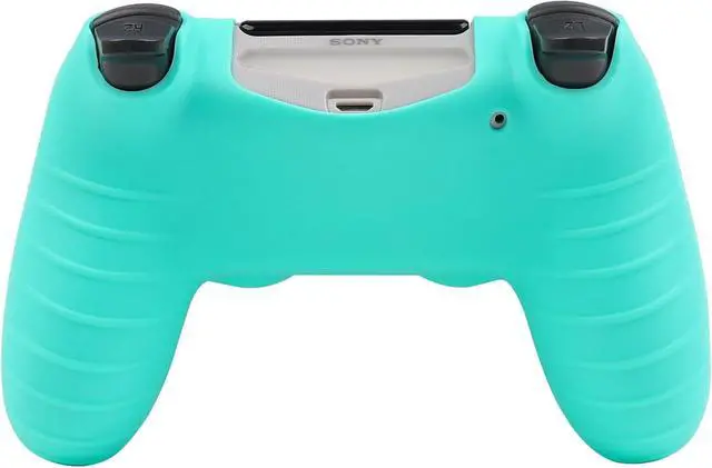 Alt view image 3 of 6 - RALAN Pink Controller Skins Compatible with PlayStation 4 Controller, Silicone Controller Cover Skin Protector