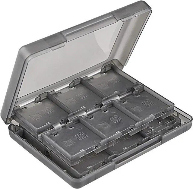Main image of Black 26-in-1 Game Holder Case Fits up to 22 Games 2 SD Cards 2 Micro SD/TF Cards and 2 Stylus Pens for NEW 3DS / 3DS XL / 3DS LL