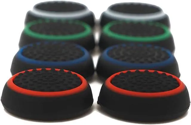 Alt view image 5 of 7 - 16 Pieces Silicone Noctilucent Thumb Grip Caps Controller Joystick Cap Covers for PS-Series, Xbox-Series Analog Stick Caps Replacement