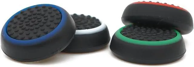 Alt view image 6 of 7 - 16 Pieces Silicone Noctilucent Thumb Grip Caps Controller Joystick Cap Covers for PS-Series, Xbox-Series Analog Stick Caps Replacement