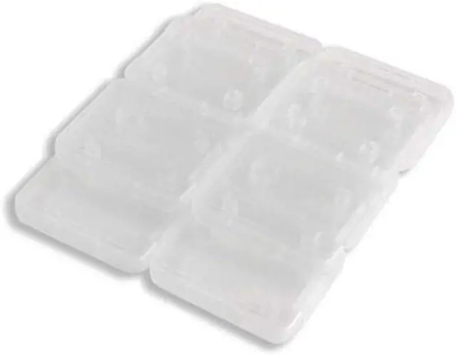 Alt view image 6 of 7 - 20pcs Plastic Memory Card Storage Case Compatible with SD MMC/SDHC PRO Duo White (20 PCS)