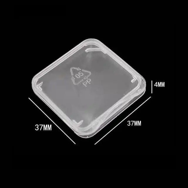 Alt view image 3 of 7 - 10 pcs SD MMC / SDHC PRO DUO Memory Card Plastic Storage Jewel Case (memory card not included)