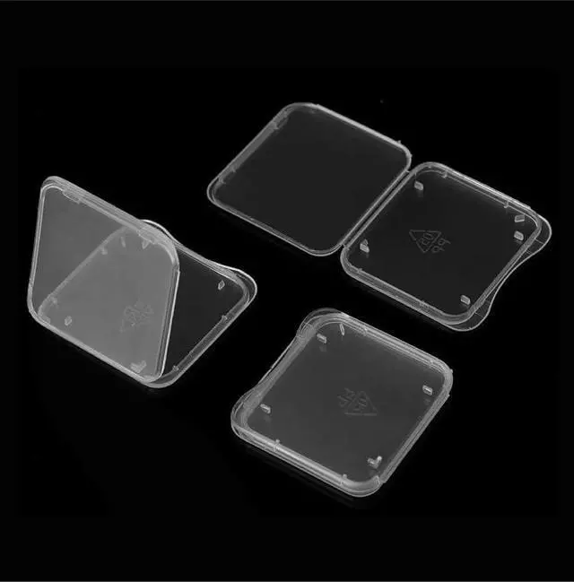 Alt view image 7 of 7 - 10 pcs SD MMC / SDHC PRO DUO Memory Card Plastic Storage Jewel Case (memory card not included)