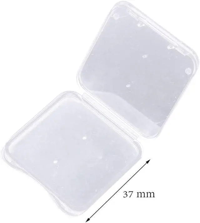 Alt view image 2 of 7 - 10 pcs SD MMC / SDHC PRO DUO Memory Card Plastic Storage Jewel Case (memory card not included)
