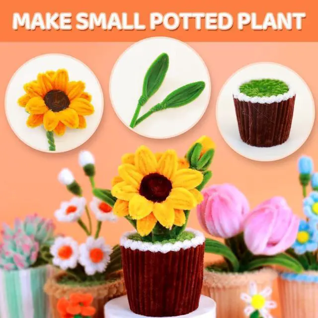 Alt view image 5 of 6 - GAGANIU 200 Pcs Pipe Cleaners, 20 Colors Pipe Cleaners Bulk for Crafts | 12-inch Chenille Stems, Craft Supplies for art projects, flowers, animals, Christmas DIY and Home Decor
