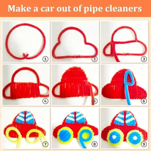 Alt view image 6 of 6 - GAGANIU 200 Pcs Pipe Cleaners, 20 Colors Pipe Cleaners Bulk for Crafts | 12-inch Chenille Stems, Craft Supplies for art projects, flowers, animals, Christmas DIY and Home Decor