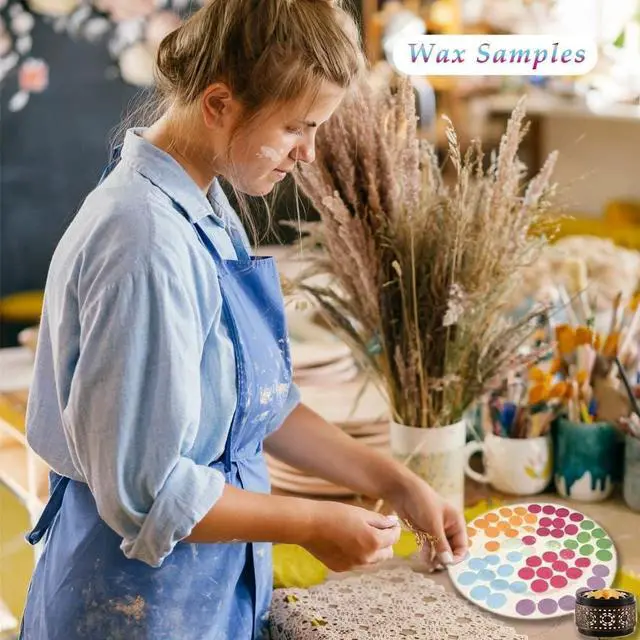 Alt view image 6 of 6 - BIKCZEWIN 200PCS Felt Circles 1 Inch Mixed Color Round Shapes Craft Fabric Felt Pads for DIY Project Sewing Glue Handcraft Wax Samples
